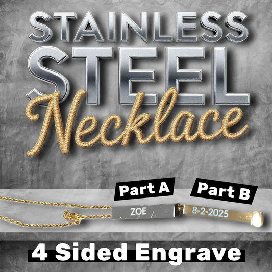 JW Baptism - Stainless Steel Hidden Message Necklace