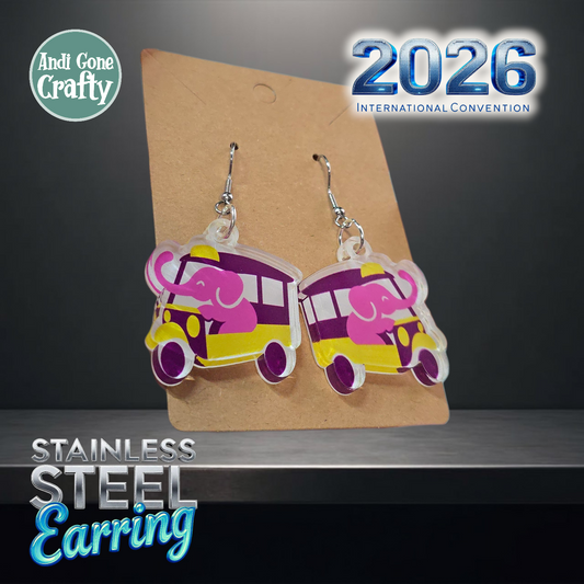 Thailand - Bangkok - Stainless Steel Dangles - 2026 International Convention of Jehovah's Witnesses - JW Gifts and Souvenirs