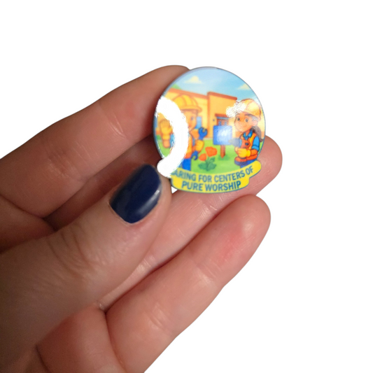 Colorful JW Kids Full PPE Outside Working - JW - LDC Pin