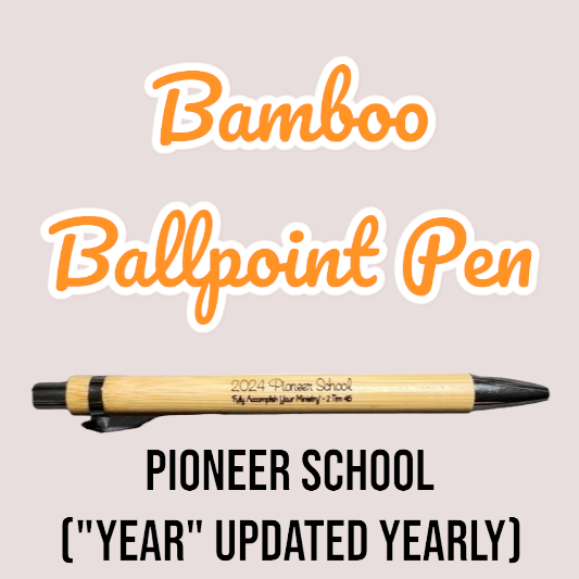 JW Bamboo Pen - Pioneer School