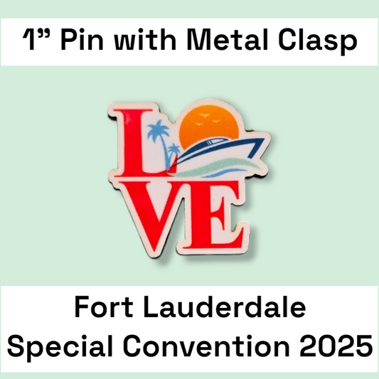 United States Fort Lauderdale (Florida) - Pin - 2025 Special Convention of Jehovah's Witnesses - JW Gifts and Souvenirs