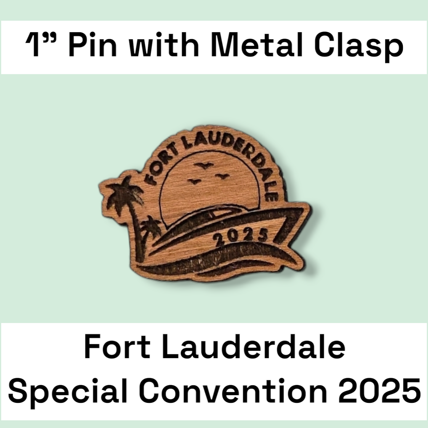 United States Fort Lauderdale (Florida) - Pin - 2025 Special Convention of Jehovah's Witnesses - JW Gifts and Souvenirs