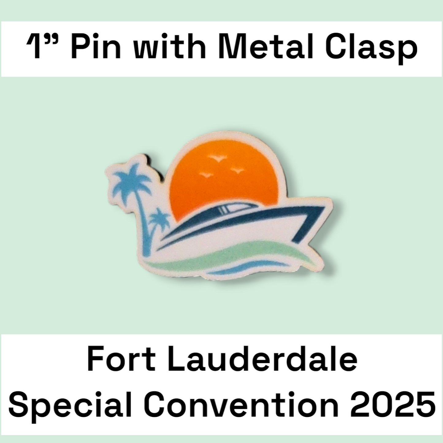 United States Fort Lauderdale (Florida) - Pin - 2025 Special Convention of Jehovah's Witnesses - JW Gifts and Souvenirs