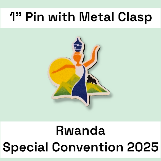 Rwanda Kigali - Pin - 2025 Special Convention of Jehovah's Witnesses - JW Gifts and Souvenirs