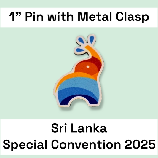 Sri Lanka Colombo - Pin - 2025 Special Convention of Jehovah's Witnesses - JW Gifts and Souvenirs