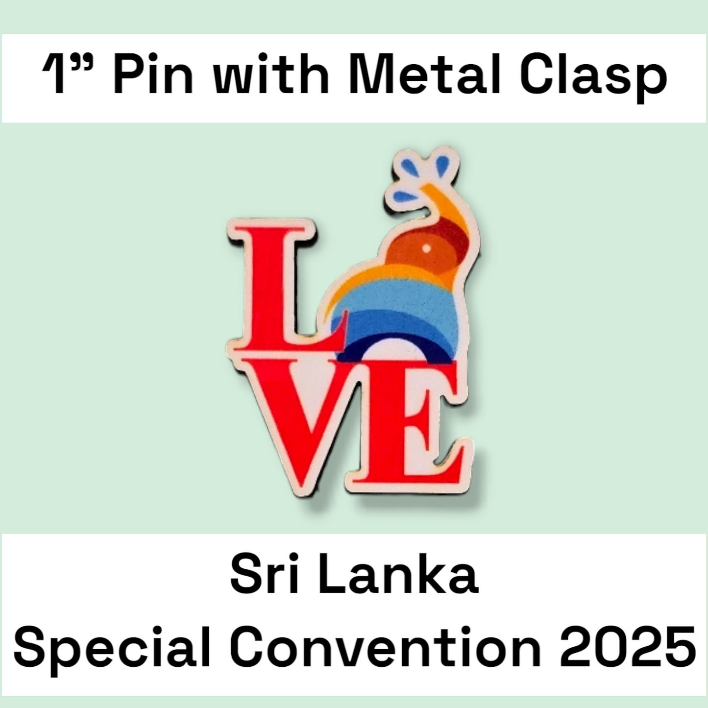 Sri Lanka Colombo - Pin - 2025 Special Convention of Jehovah's Witnesses - JW Gifts and Souvenirs