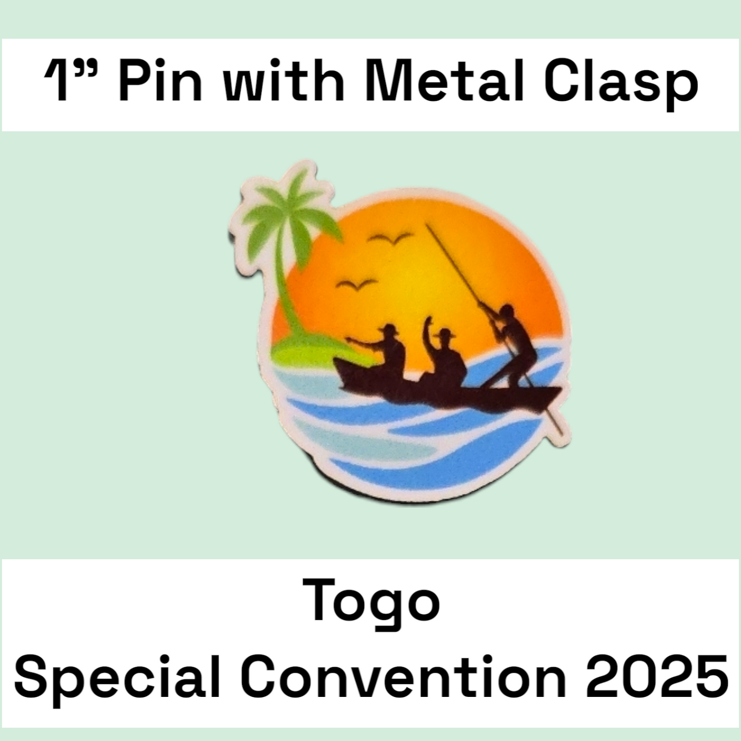 Togo Lome - Pin - 2025 Special Convention of Jehovah's Witnesses - JW Gifts and Souvenirs