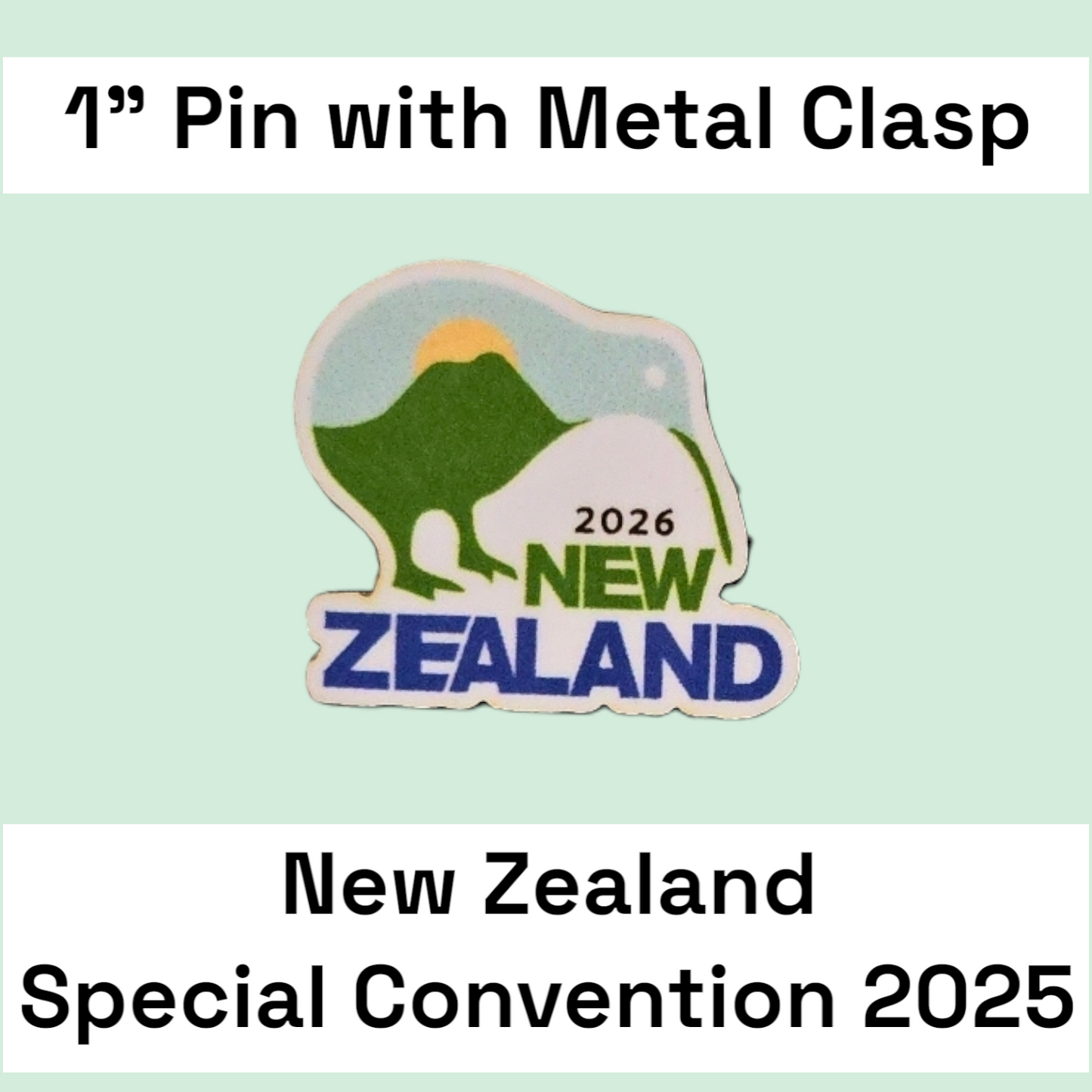New Zealand Auckland - Pin - 2025 Special Convention of Jehovah's Witnesses - JW Gifts and Souvenirs