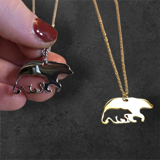 Mama Bear - Ready to be Engraved - Premium Stainless Steel Piece #700033