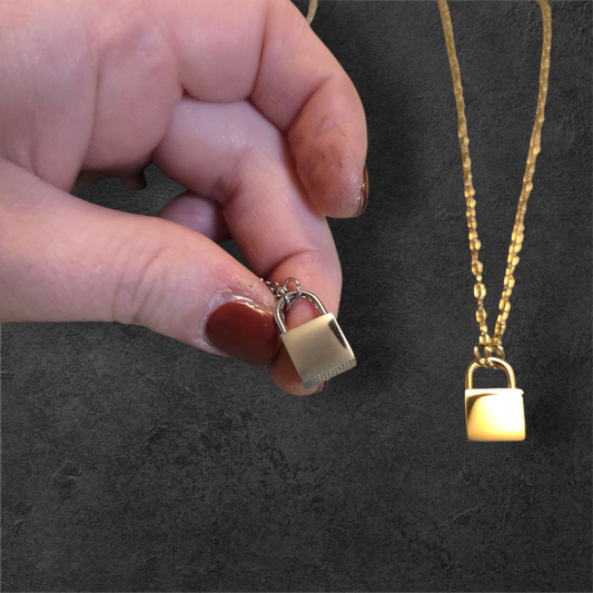 "Petite" Locks - Ready to be Engraved - Premium Stainless Steel Piece #700028