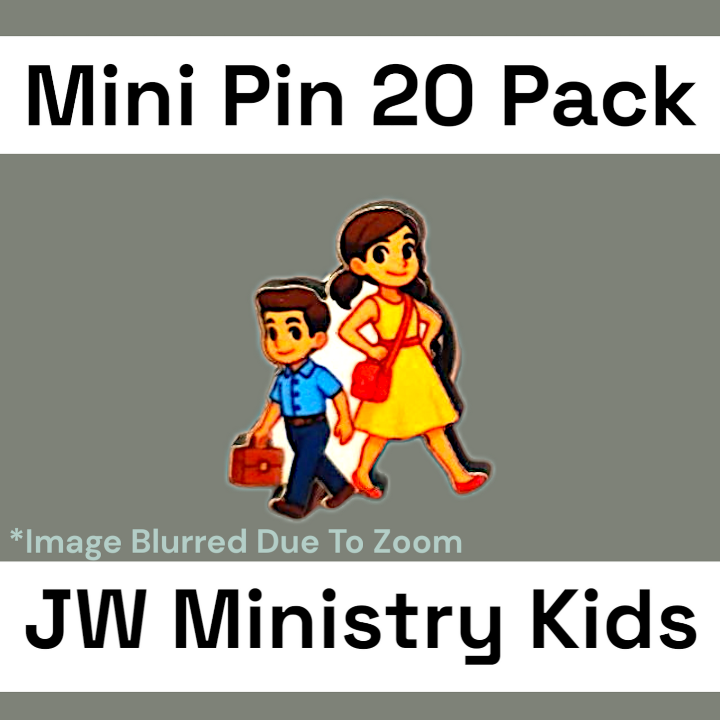 JW Ministry Kids - Qty 20 Mini Pin Pack