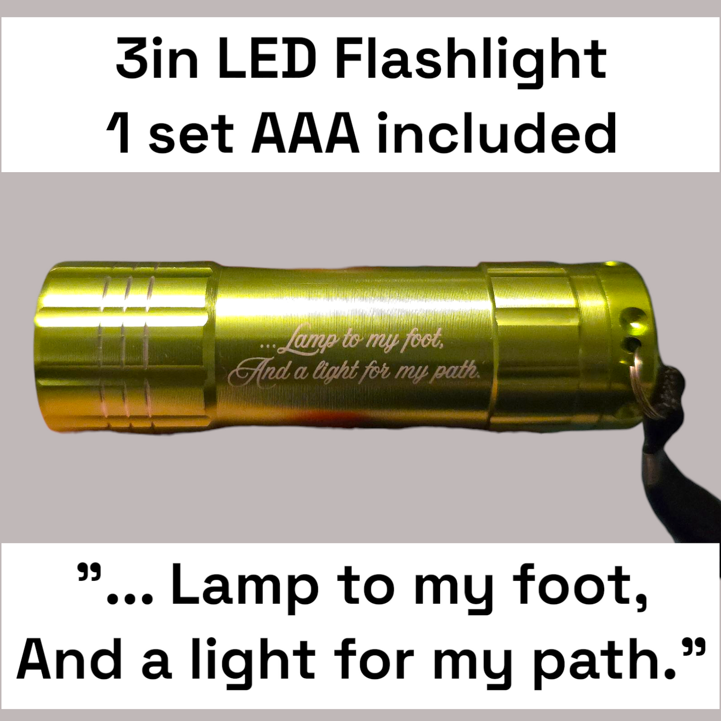 3in LED Flashlight - JW Gifts