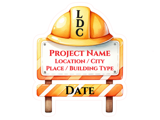 2.25" LDC Project Water Resistant Stickers (12 pack) - Version 3