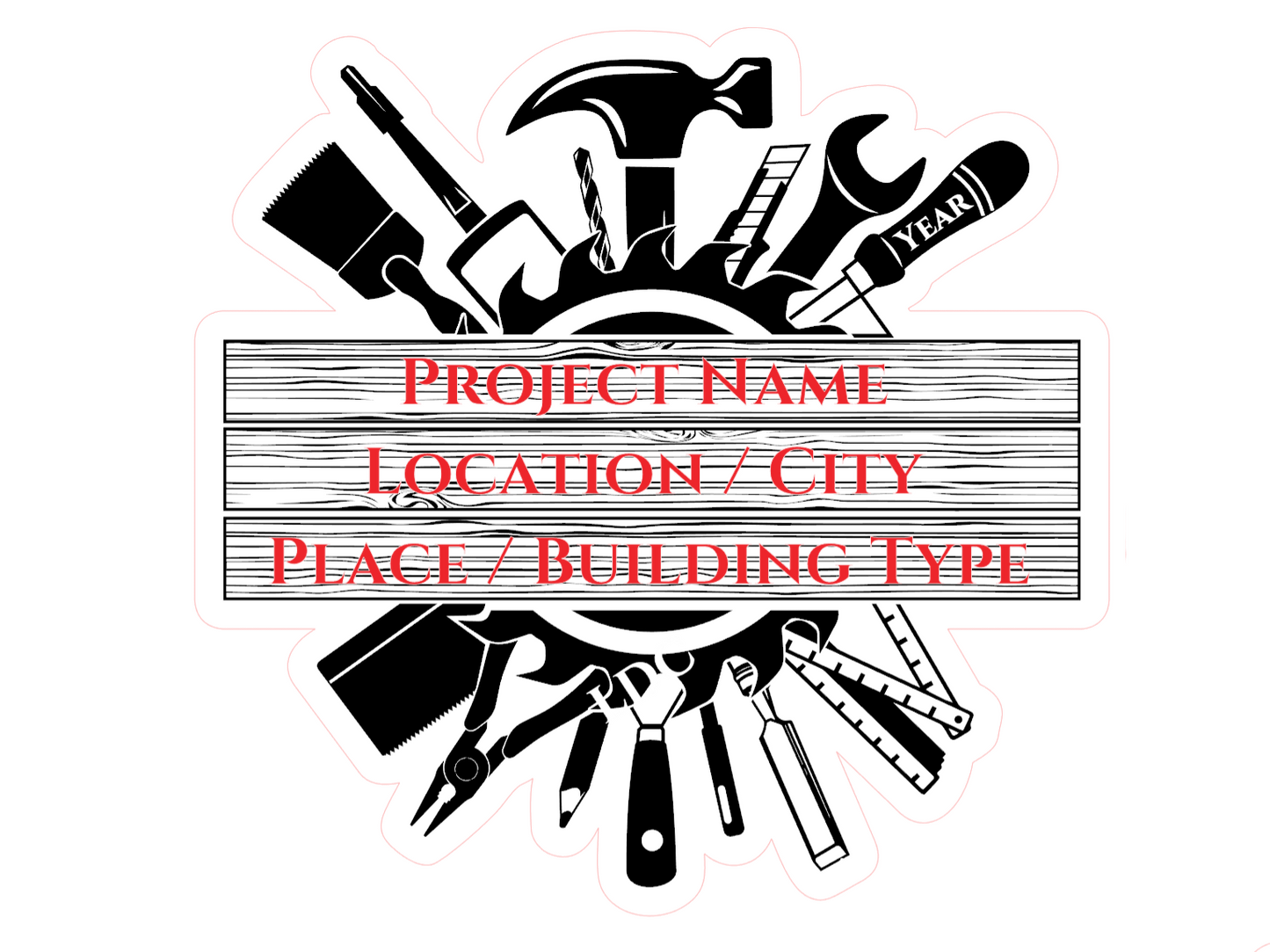 2.25" LDC Project Water Resistant Stickers (12 pack) - Version 2