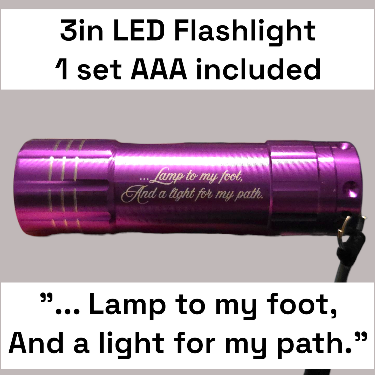 3in LED Flashlight - JW Gifts