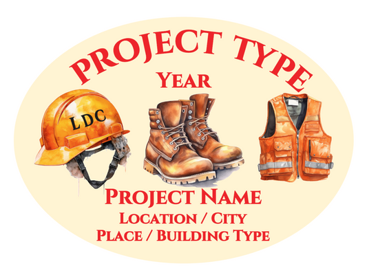 2.25" LDC Project Water Resistant Stickers (16 pack) - Version 4