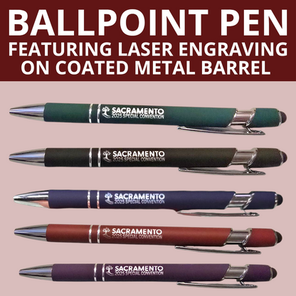 Sacramento Special Convention Ballpoint Pen- JW Metal Pen