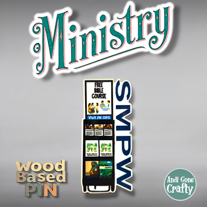 SMPW - JW - Literature Cart Pin - Full Color