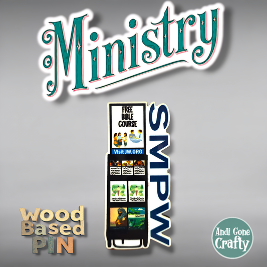 SMPW - JW - Literature Cart Pin - Full Color