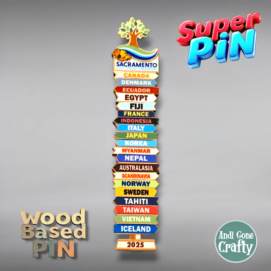 United States Sacramento (California) - Super Pin - 2025 Special Convention of Jehovah's Witnesses - JW Gifts and Souvenirs