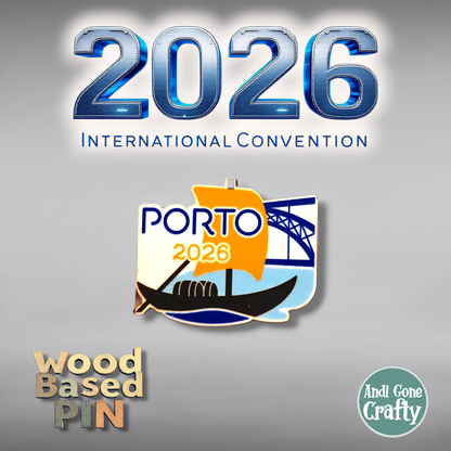 Portugal Porto - Pin - 2026 International Convention of Jehovah's Witnesses - JW Gifts and Souvenirs