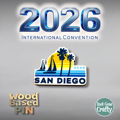 United States San Diego - Pin - 2026 International Convention of Jehovah's Witnesses - JW Gifts and Souvenirs