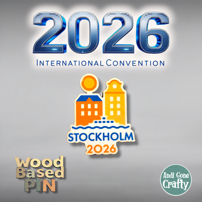 Sweden Stockholm - Pin - 2026 International Convention of Jehovah's Witnesses - JW Gifts and Souvenirs