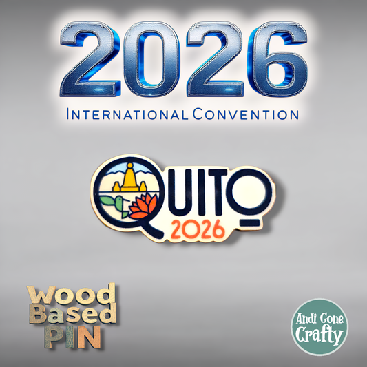 Ecuador Quito - Pin - 2026 International Convention of Jehovah's Witnesses - JW Gifts and Souvenirs