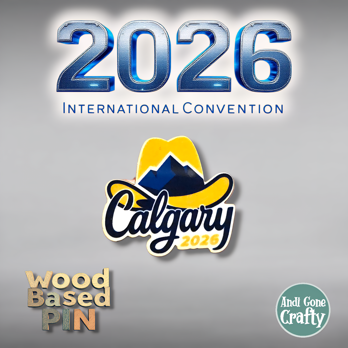 Canada Calgary - Pin - 2026 International Convention of Jehovah's Witnesses - JW Gifts and Souvenirs