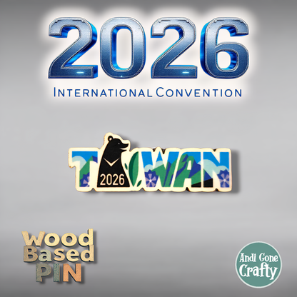 Taiwan Kaohsiung - Pin - 2026 International Convention of Jehovah's Witnesses - JW Gifts and Souvenirs