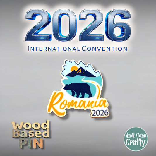 Romania Bucharest - Pin - 2026 International Convention of Jehovah's Witnesses - JW Gifts and Souvenirs