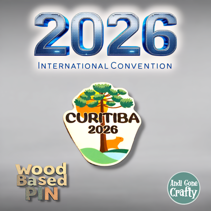 Brazil Curitiba - Pin - 2026 International Convention of Jehovah's Witnesses - JW Gifts and Souvenirs