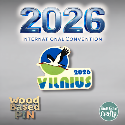 Lithuania Vilnius - Pin - 2026 International Convention of Jehovah's Witnesses - JW Gifts and Souvenirs