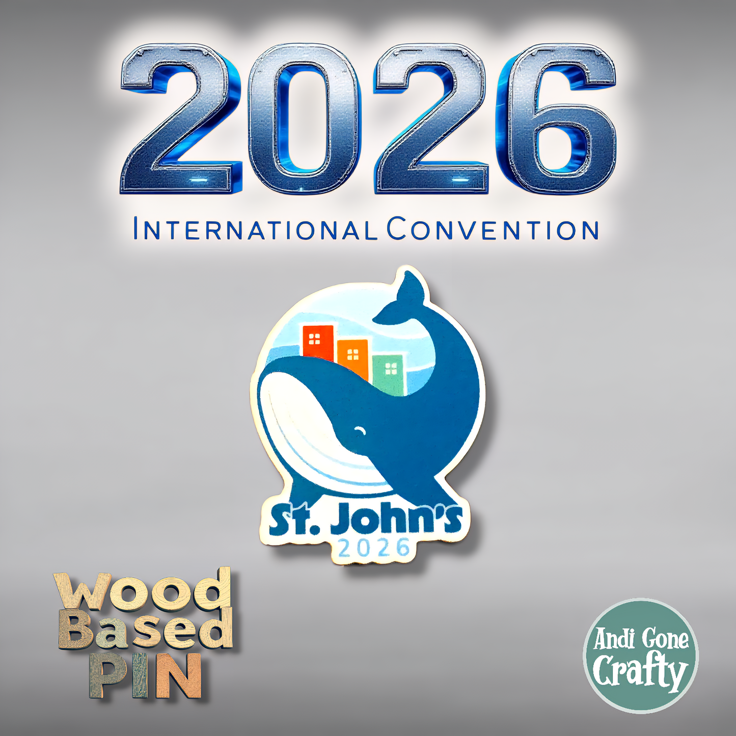 Canada St. John’s - Pin - 2026 International Convention of Jehovah's Witnesses - JW Gifts and Souvenirs