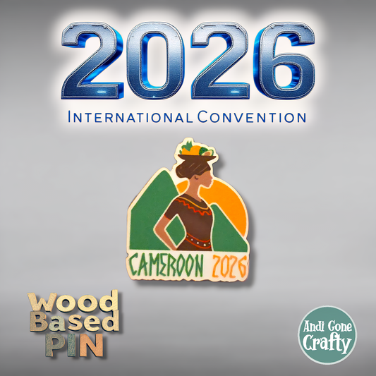 Cameroon Douala - Pin - 2026 International Convention of Jehovah's Witnesses - JW Gifts and Souvenirs