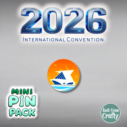 United States Milwaukee - Quantity 20 Mini Pin Packs - 2026 International Convention of Jehovah's Witnesses - JW Gifts and Souvenirs