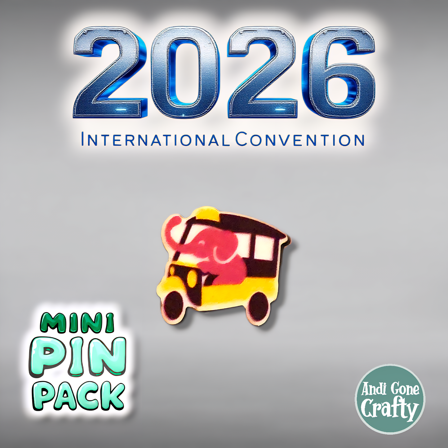 Thailand Bangkok - Quantity 20 Mini Pin Packs - 2026 International Convention of Jehovah's Witnesses - JW Gifts and Souvenirs