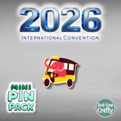 Thailand Bangkok - Quantity 20 Mini Pin Packs - 2026 International Convention of Jehovah's Witnesses - JW Gifts and Souvenirs