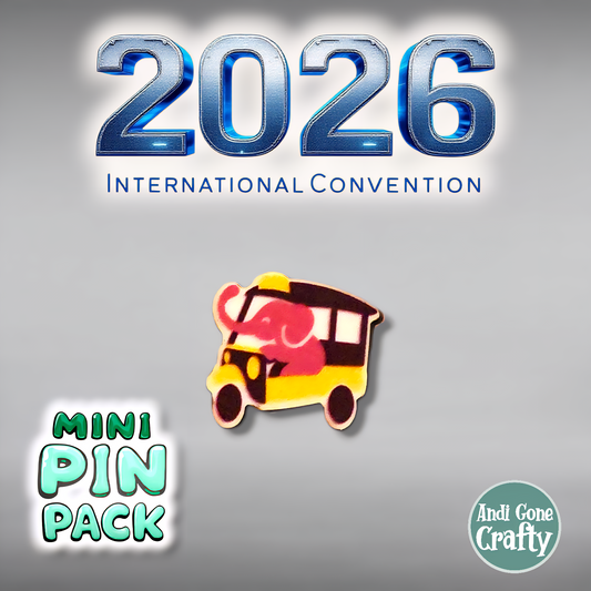 Thailand Bangkok - Quantity 20 Mini Pin Packs - 2026 International Convention of Jehovah's Witnesses - JW Gifts and Souvenirs