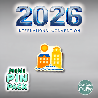 Sweden Stockholm - Quantity 20 Mini Pin Packs - 2026 International Convention of Jehovah's Witnesses - JW Gifts and Souvenirs