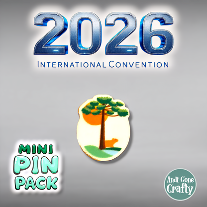 Brazil Curitiba - Quantity 20 Mini Pin Packs - 2026 International Convention of Jehovah's Witnesses - JW Gifts and Souvenirs