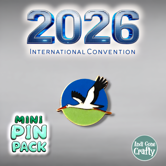 Lithuania Vilnius - Quantity 20 Mini Pin Packs - 2026 International Convention of Jehovah's Witnesses - JW Gifts and Souvenirs