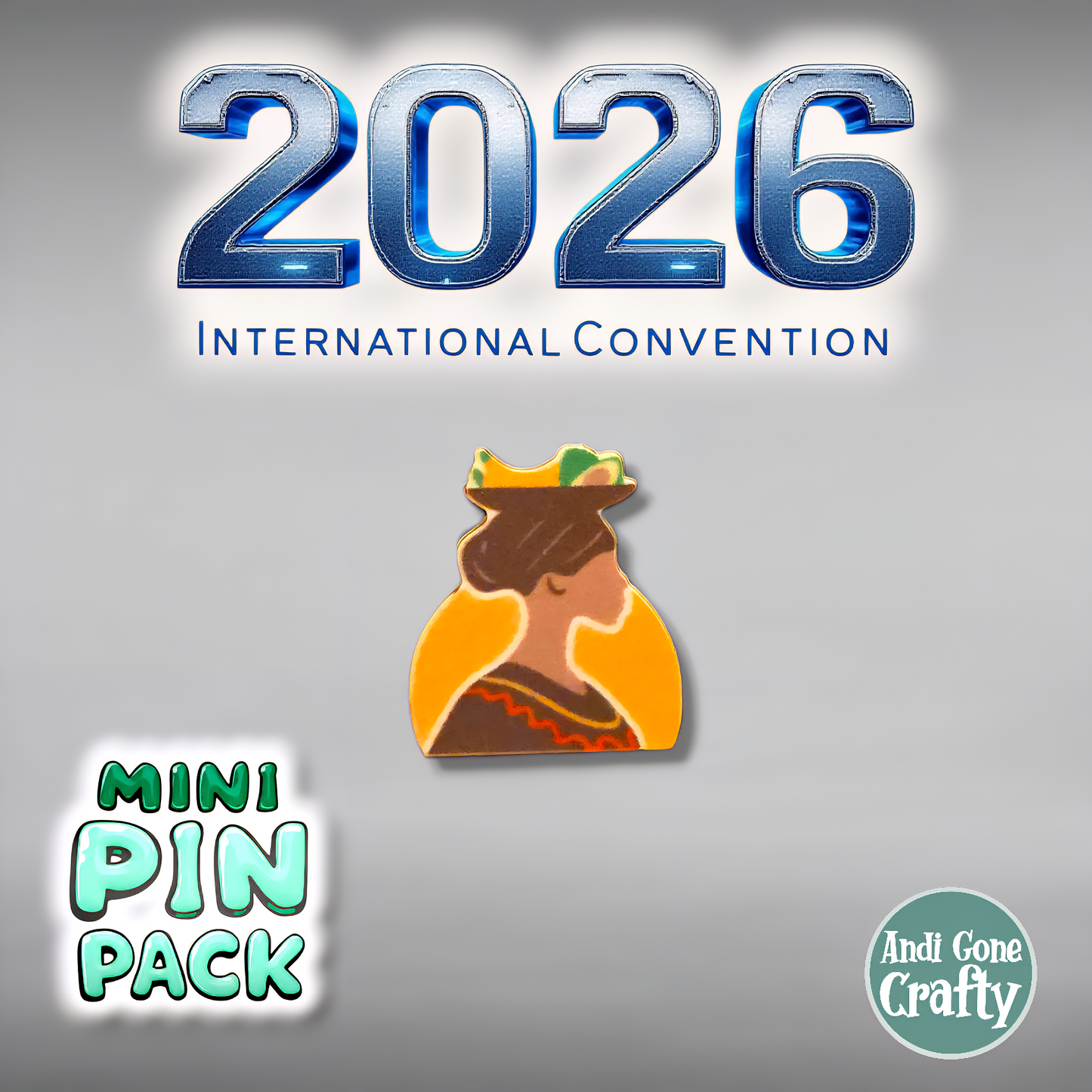 Cameroon Douala - Quantity 20 Mini Pin Packs - 2026 International Convention of Jehovah's Witnesses - JW Gifts and Souvenirs