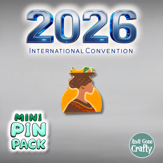 Cameroon Douala - Quantity 20 Mini Pin Packs - 2026 International Convention of Jehovah's Witnesses - JW Gifts and Souvenirs