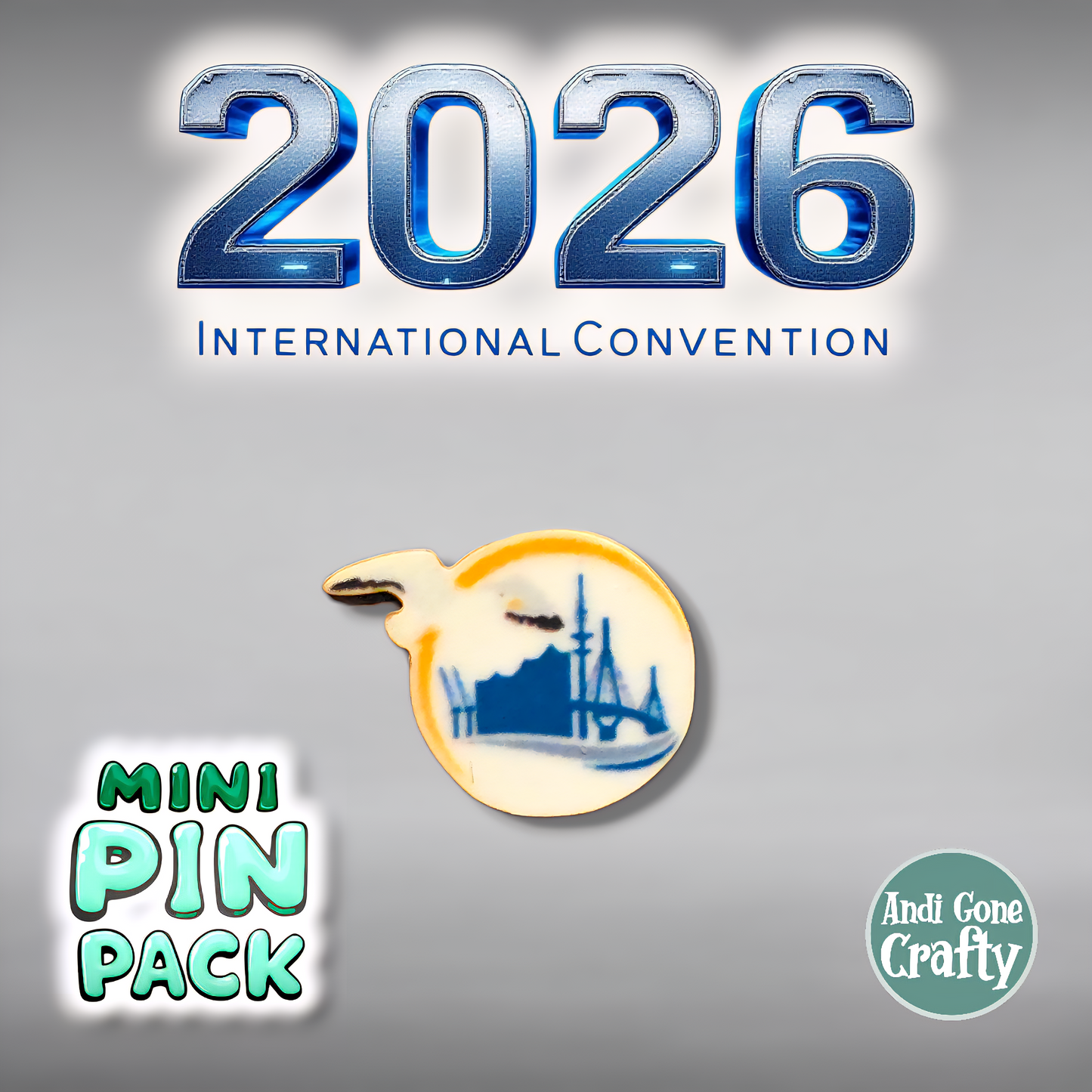 Germany Hamburg - Quantity 20 Mini Pin Packs - 2026 International Convention of Jehovah's Witnesses - JW Gifts and Souvenirs