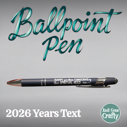 JW Metal Pen - 2026 Years Text