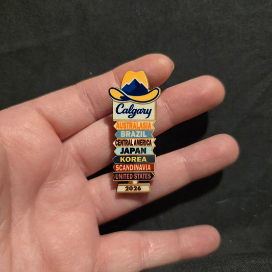 Canada Calgary - Super Pin - 2026 International Convention of Jehovah's Witnesses - JW Gifts and Souvenirs