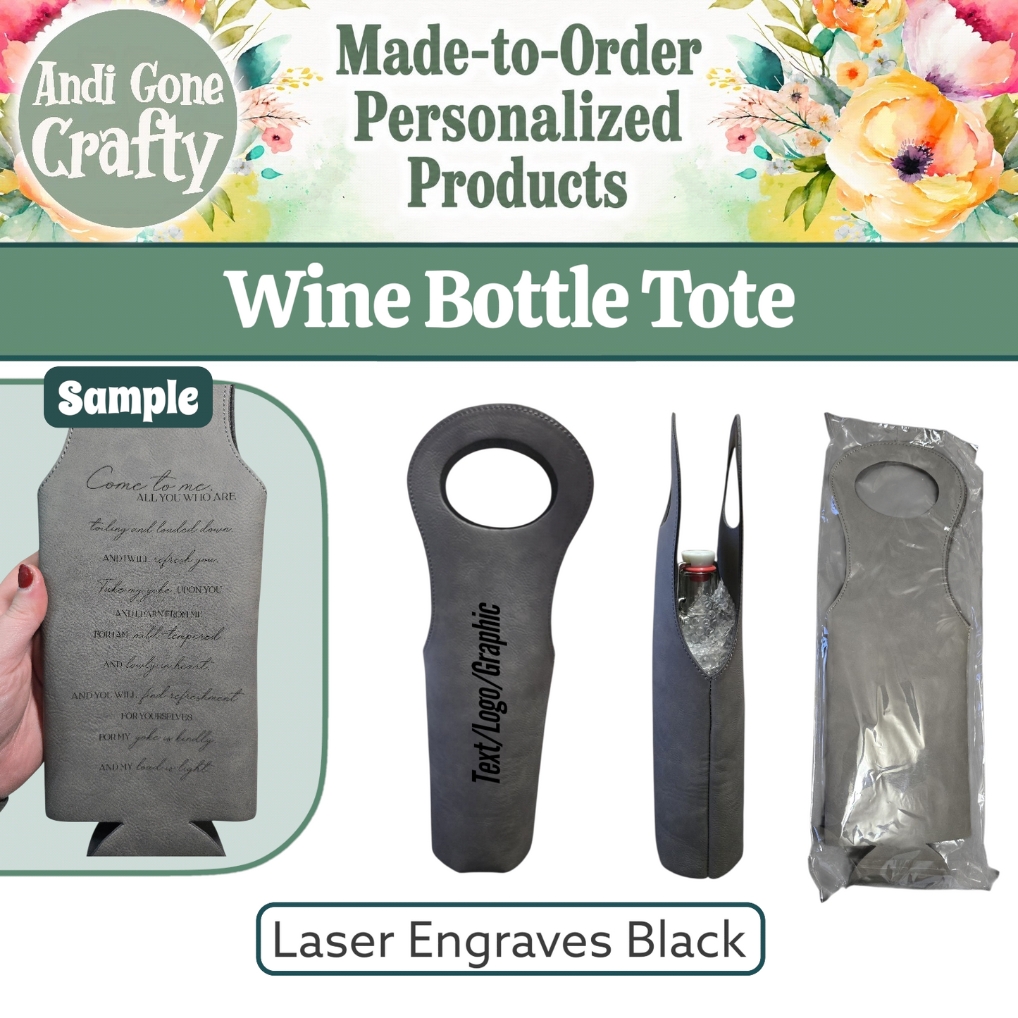 Wine Bottle Tote