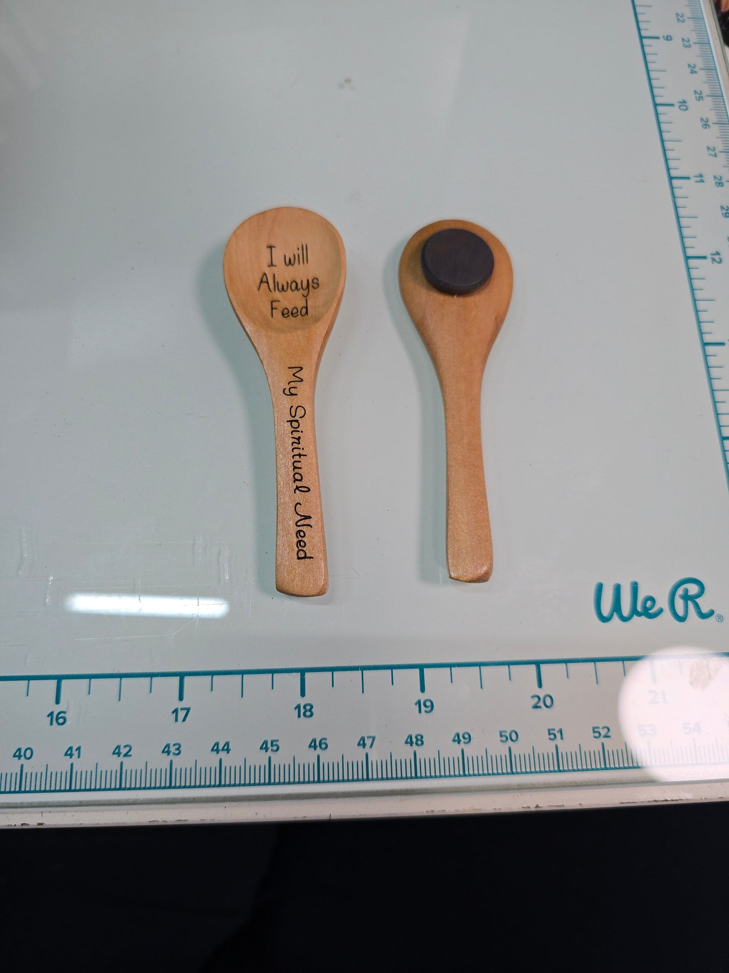 Well Fed Spiritually - Spoon Magnet - JW