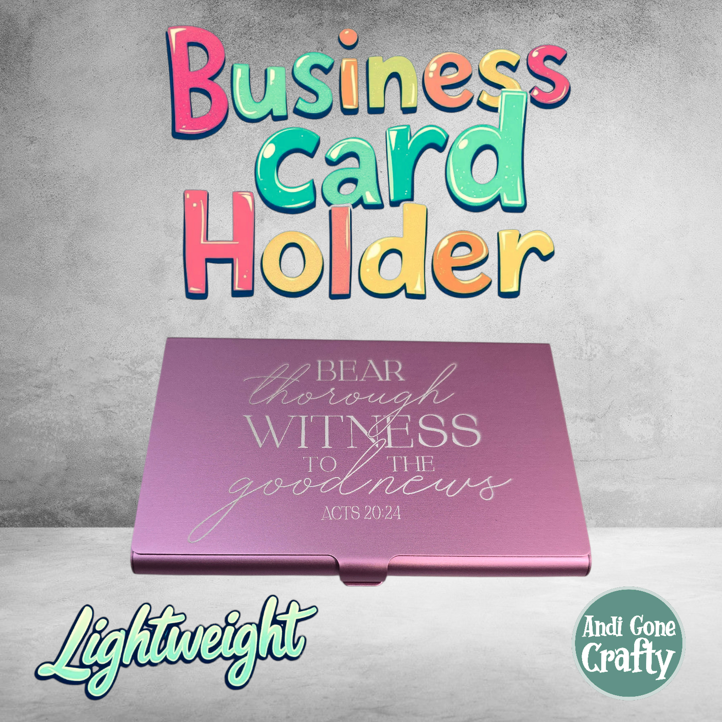Bear Thorough Witness  - Business Card Holders